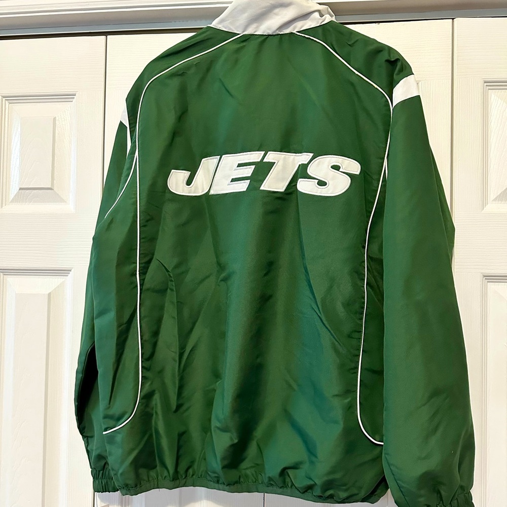 NWT NFL New York Jets 1/4 zip pullover jacket